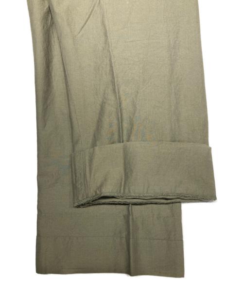 LANVIN COLLECTION（ランバンコレクション）LANVIN COLLECTION (ランバンコレクション) コットンシルク イージーパンツ オリーブ サイズ:46の古着・服飾アイテム