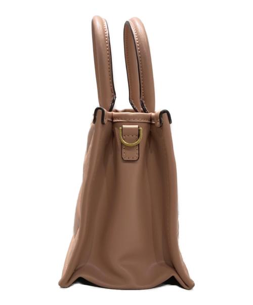 CHARLES & KEITH（チャールズアンドキース）CHARLES & KEITH (チャールズアンドキース) Celia キルテッドダブルハンドルトートバッグ ピンクの古着・服飾アイテム