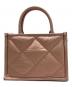 CHARLES & KEITH (チャールズアンドキース) Celia キルテッドダブルハンドルトートバッグ ピンク：4000円