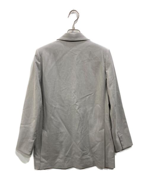 oblekt（オブレクト）oblekt (オブレクト) ピークドラペルボックスジャケット グレー サイズ:Fの古着・服飾アイテム