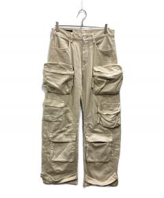 中古・古着通販】KAPITAL (キャピタル) ワイドパンツ カーキ サイズ:XS