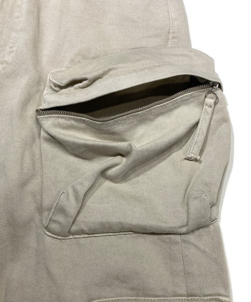 ZARA（ザラ）ZARA (ザラ) マルチポケットデニムカーゴ ベージュ サイズ:EUR40の古着・服飾アイテム