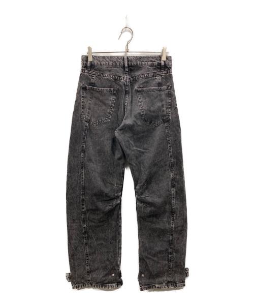 ZARA（ザラ）ZARA (ザラ) マルチポケットデニムカーゴ ブラック サイズ:EUR38の古着・服飾アイテム