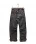 ZARA (ザラ) マルチポケットデニムカーゴ ブラック サイズ:EUR38：4000円