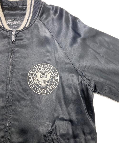 Hysteric Glamour（ヒステリックグラマー）Hysteric Glamour (ヒステリックグラマー) RAMONESスカジャン ブラック サイズ:FREEの古着・服飾アイテム