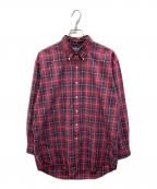 RALPH LAURENラルフローレン）の古着「ボタンダウンシャツ」｜ボルドー