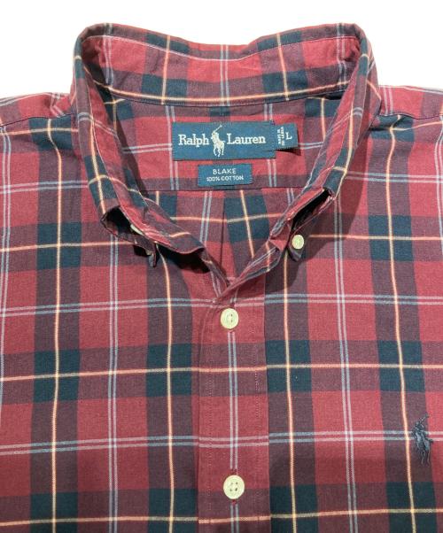 RALPH LAUREN（ラルフローレン）RALPH LAUREN (ラルフローレン) ボタンダウンシャツ ボルドー サイズ:Lの古着・服飾アイテム