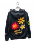 X-LARGE (エクストララージ) FLOWER PULLOVER HOODED SWEAT ブラック サイズ:M：5000円