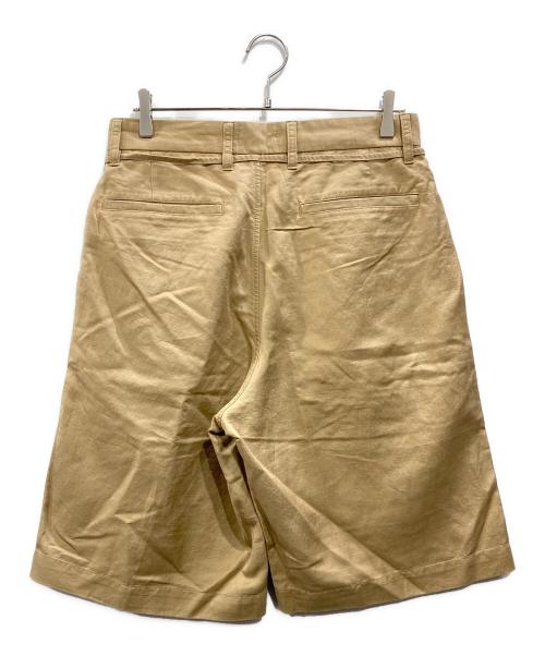 CAHLUMN（カウラム）CAHLUMN (カウラム) Cotton Linen 2 Tuck Chino Shorts ベージュ サイズ:M 未使用品の古着・服飾アイテム