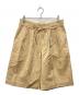 CAHLUMN（カウラム）の古着「Cotton Linen 2 Tuck Chino Shorts」｜ベージュ