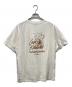 CAFE KITSUNE (カフェ キツネ) プリントTシャツ ホワイト サイズ:M：4000円