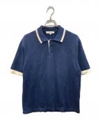 maison kitsuneアシッドメゾンキツネ）の古着「コットン ニット コンフォート ポロ」｜カラー classic navy