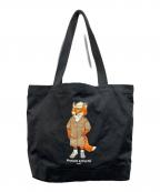 maison kitsuneメゾンキツネ）の古着「Fox グラフィック ハンドバッグ」｜ブラック