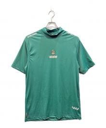 CHECKER48（チェッカー フォーティーエイト）の古着「NYLON MOCK T-SHIRT」｜グリーン