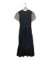BORDERS AT BALCONY (ボーダーズアットバルコニー) BORDER SLEEVE TEE DRESS ブラック サイズ:38：17000円