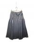 BORDERS AT BALCONY（ボーダーズアットバルコニー）の古着「BLACK FLARE SKIRT」｜ブラック