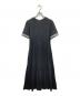 BORDERS AT BALCONY（ボーダーズアットバルコニー）の古着「FLARE TEE DRESS」｜ブラック