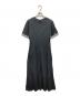 BORDERS AT BALCONY (ボーダーズアットバルコニー) FLARE TEE DRESS ブラック サイズ:38：18000円