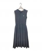 BORDERS at BALCONYボーダーズアットバルコニー）の古着「SWEAT MAXI DRESS」｜ブラック