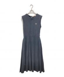 BORDERS at BALCONY（ボーダーズアットバルコニー）の古着「SWEAT MAXI DRESS」｜ブラック