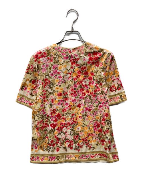 LEONARD FASHION（レオナールファッション）LEONARD FASHION (レオナールファッション) フラワープリントカットソー マルチカラー サイズ:Mの古着・服飾アイテム