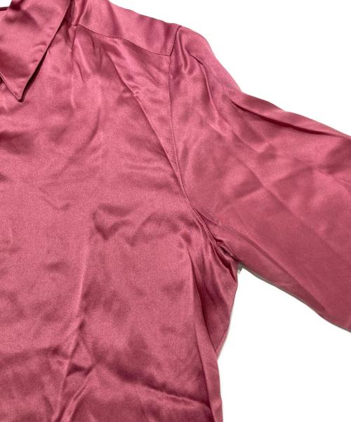MaxMara（マックスマーラ）MaxMara (マックスマーラ) ピュアシルクシャツ ピンク サイズ:40の古着・服飾アイテム