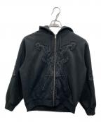 SUPREME×Y'sシュプリーム×ワイズ）の古着「Zip Up Hooded Sweatshirt」｜ブラック