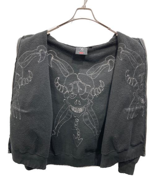 SUPREME（シュプリーム）SUPREME (シュプリーム) Y's (ワイズ) Zip Up Hooded Sweatshirt ブラック サイズ:Sの古着・服飾アイテム