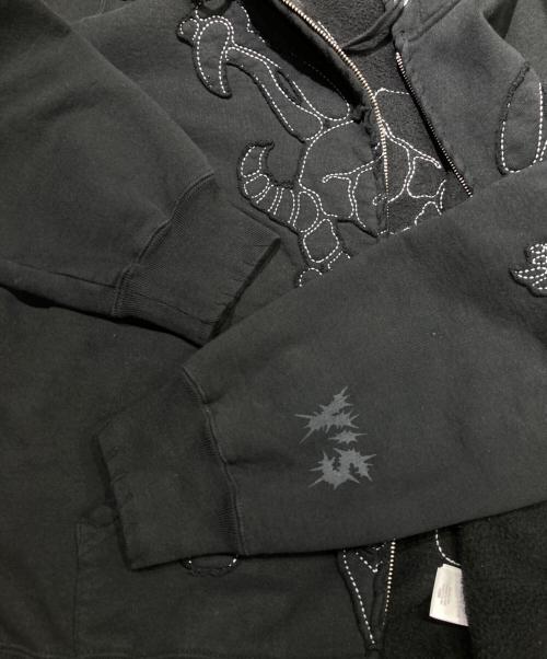 SUPREME（シュプリーム）SUPREME (シュプリーム) Y's (ワイズ) Zip Up Hooded Sweatshirt ブラック サイズ:Sの古着・服飾アイテム
