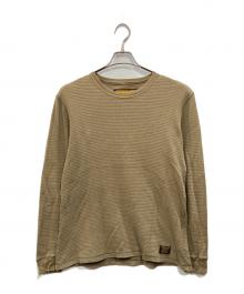NEIGHBORHOOD（ネイバーフッド）の古着「M WAFFLE / C-CREW LS」｜カーキ