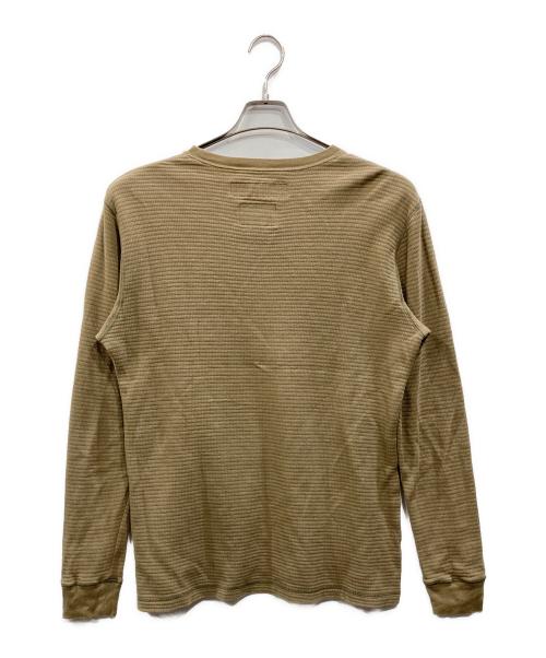 NEIGHBORHOOD（ネイバーフッド）NEIGHBORHOOD (ネイバーフッド) M WAFFLE / C-CREW LS カーキ サイズ:Mの古着・服飾アイテム