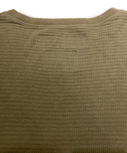 NEIGHBORHOOD（ネイバーフッド）NEIGHBORHOOD (ネイバーフッド) M WAFFLE / C-CREW LS カーキ サイズ:Mの古着・服飾アイテム