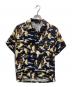 HUMAN MADE（ヒューマンメイド）の古着「23SS DUCK GAUZE ALOHA SHIRT（トゥエンティースリー エスエス ダック ガーゼ アロハ シャツ）」｜ネイビー