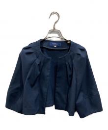 M'S GRACY（エムズグレイシー）の古着「コクーンスリーブジャケット」｜ネイビー