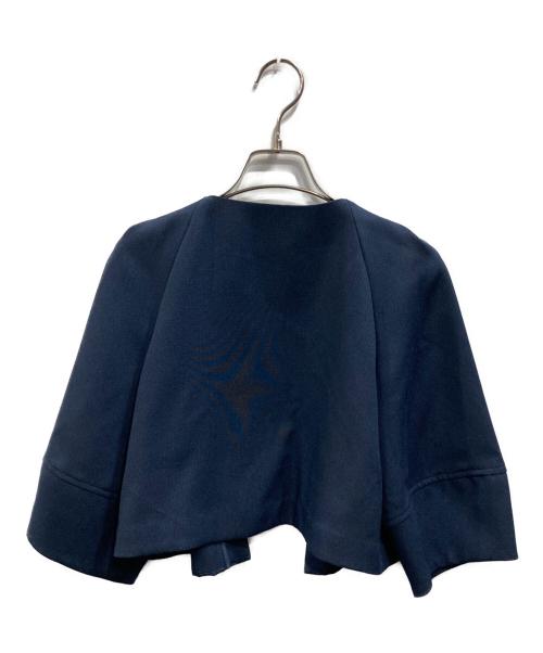 M'S GRACY（エムズグレイシー）M'S GRACY (エムズグレイシー) コクーンスリーブジャケット ネイビー サイズ:SIZE 38の古着・服飾アイテム