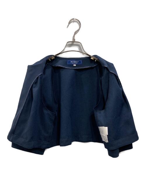 M'S GRACY（エムズグレイシー）M'S GRACY (エムズグレイシー) コクーンスリーブジャケット ネイビー サイズ:SIZE 38の古着・服飾アイテム