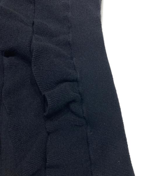 IENA（イエナ）IENA (イエナ) ニットフリルスカート ブラック サイズ:38の古着・服飾アイテム