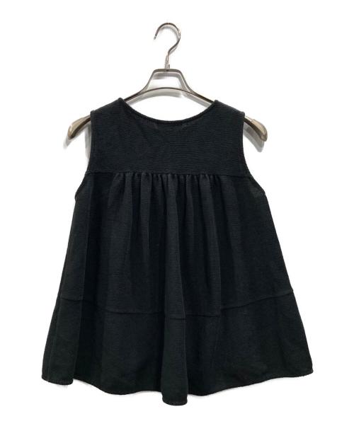 Demi-Luxe Beams（デミルクス ビームス）Demi-Luxe BEAMS (デミルクス ビームス) バックギャザーフレアトップス ブラック サイズ:FREEの古着・服飾アイテム