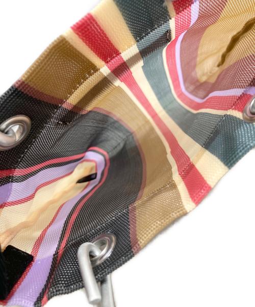 MARNI（マルニ）MARNI (マルニ) 24SS ストライプミニショルダーバッグ キャラメルブラウンの古着・服飾アイテム