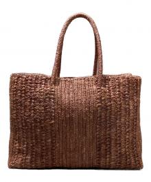 MAISON N.H PARIS（メゾン・エヌ・アッシュ・パリ）の古着「DAHLIA GRAND BAG」｜ブラウン