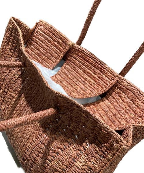 MAISON N.H PARIS（メゾン・エヌ・アッシュ・パリ）MAISON N.H PARIS (メゾン・エヌ・アッシュ・パリ) DAHLIA GRAND BAG ブラウンの古着・服飾アイテム