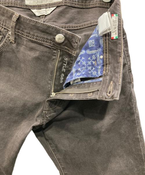 JACOB COHEN（ヤコブコーエン）JACOB COHEN (ヤコブコーエン) 688 デニムパンツ ブラウン サイズ:SIZE 34の古着・服飾アイテム
