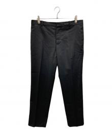 BALENCIAGA（バレンシアガ）の古着「テーパードスリムスラックス」｜ブラック