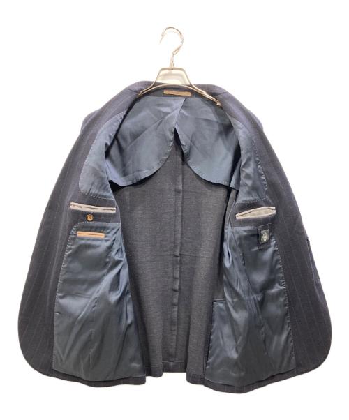 eleventy（イレブンティ）eleventy (イレブンティ) コットンウール テーラードジャケット ネイビー サイズ:50の古着・服飾アイテム