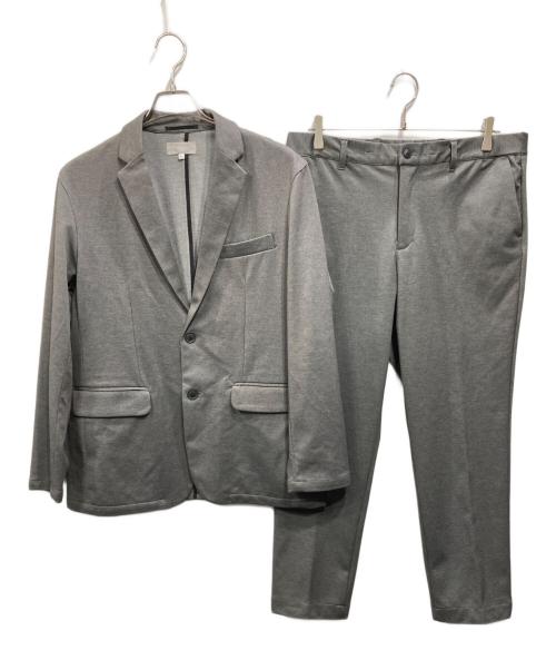 ABAHOUSE（アバハウス）ABAHOUSE (アバハウス) ポンチセットアップ グレー サイズ:50の古着・服飾アイテム