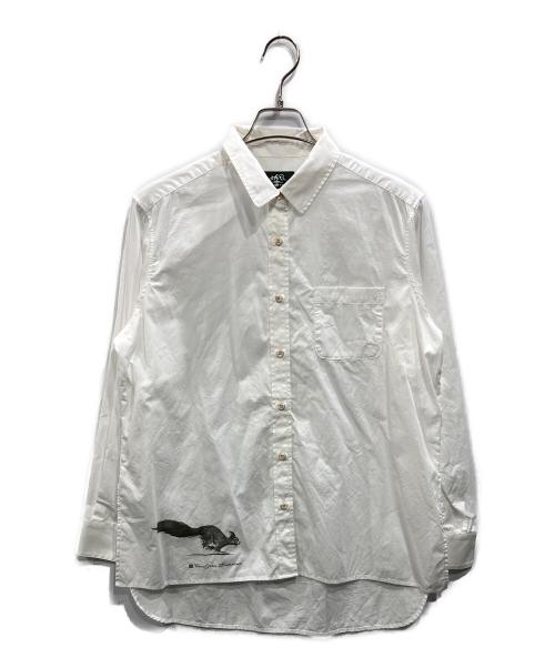 JOSEPH ABBOUD（ジョセフアブード）JOSEPH ABBOUD (ジョセフアブード) オーガニックブロードシャツ ホワイト サイズ:2の古着・服飾アイテム