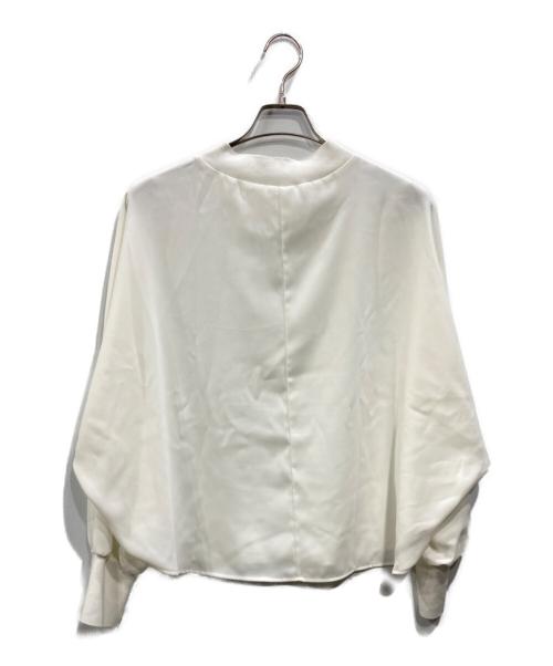 BEARDSLEY（ビアズリー）BEARDSLEY (ビアズリー) ニットコンビドルマンブラウス ホワイト サイズ:FREEの古着・服飾アイテム