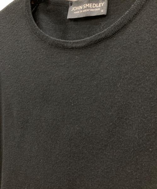 JOHN SMEDLEY（ジョンスメドレー）JOHN SMEDLEY (ジョンスメドレー) SEA ISLAND COTTON ショートスリーブニット(シー アイランド コットン ショートスリーブ ニット) ブラック サイズ:Sの古着・服飾アイテム