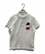 MONCLERモンクレール）の古着「MAGLIA POLO MANICA CORTA」｜ホワイト