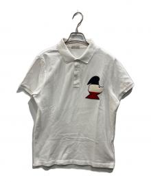 MONCLER（モンクレール）の古着「MAGLIA POLO MANICA CORTA」｜ホワイト